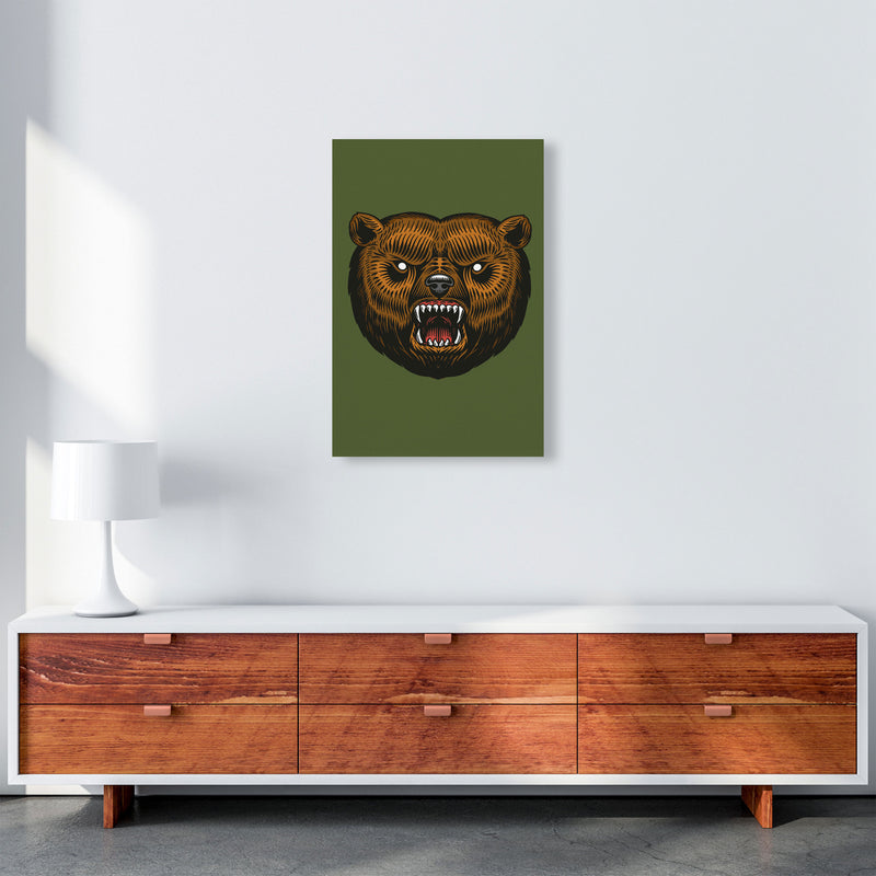 Ol Grizzly Art Print by Jason Stanley A2 Canvas