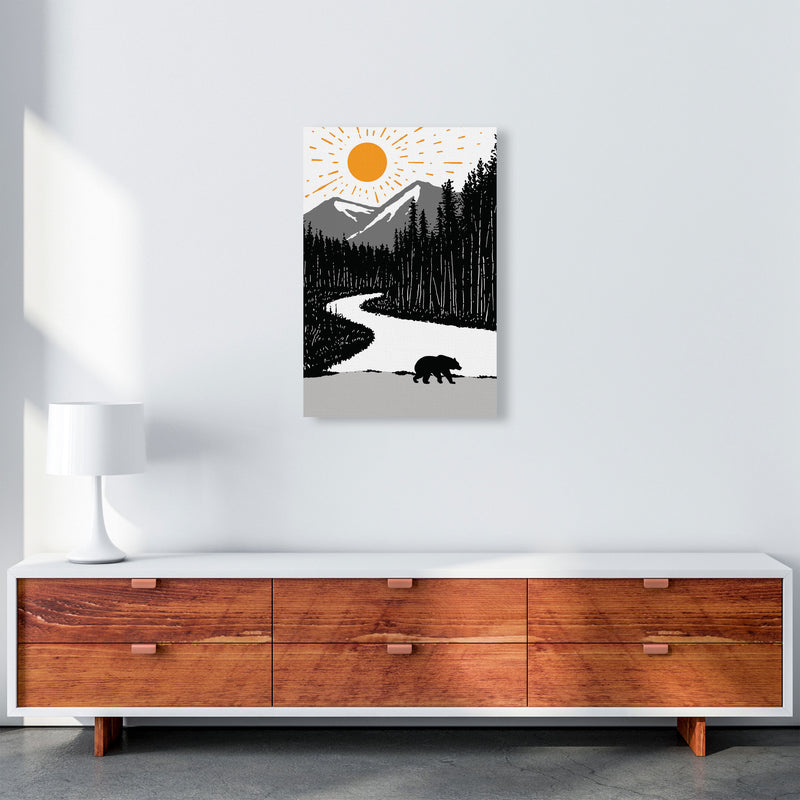 Bear By The River Art Print by Jason Stanley A2 Canvas
