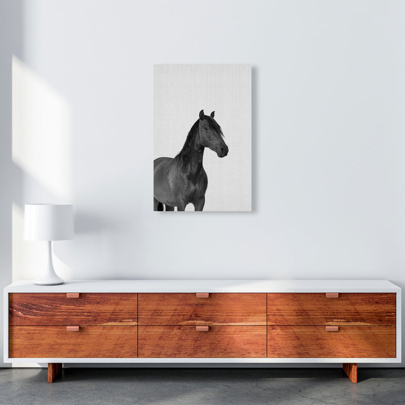 The Dark Horse Rides At Night Art Print by Jason Stanley A2 Canvas