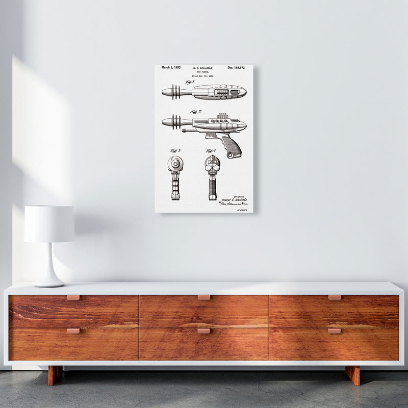 Ray Gun Patent Art Print by Jason Stanley A2 Canvas