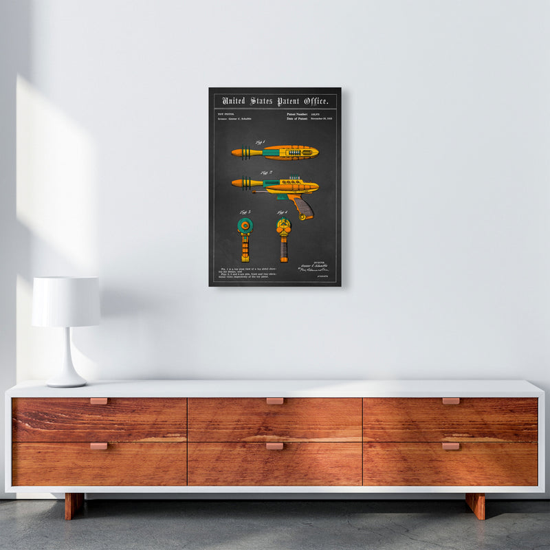 Raygun Art Print by Jason Stanley A2 Canvas