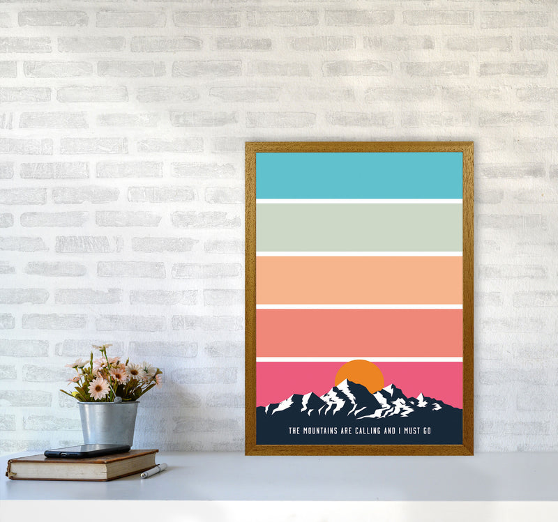 The Mountains Are Calling, And I Must Go Art Print by Jason Stanley A2 Print Only