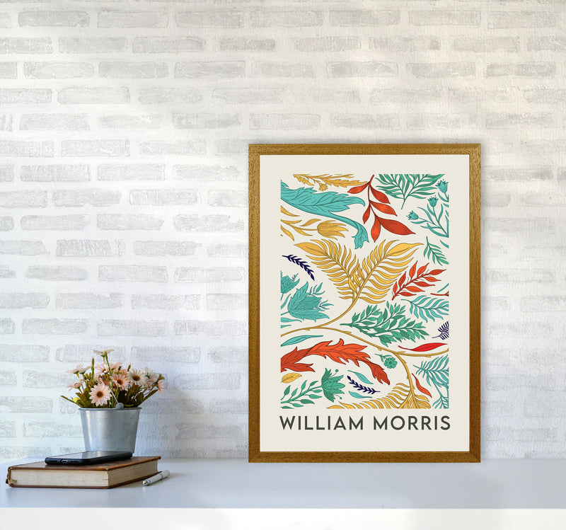 William Morris- Vibrant Wild Flowers Art Print by Jason Stanley A2 Print Only