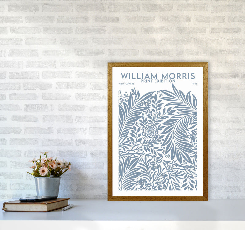 William Morris Print Exibition White Art Print by Jason Stanley A2 Print Only