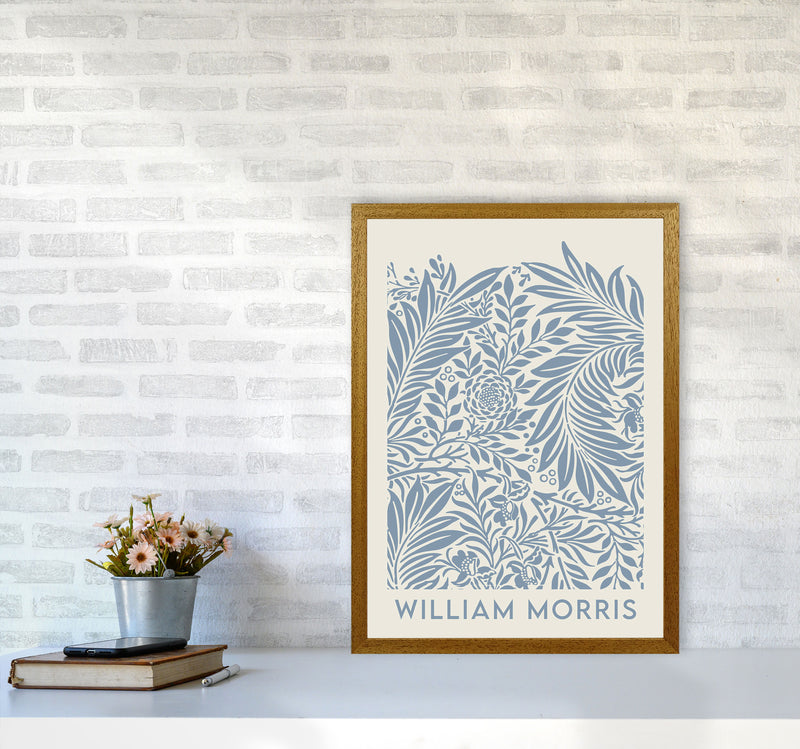 William Morris- Blue Wild Flowers Art Print by Jason Stanley A2 Print Only