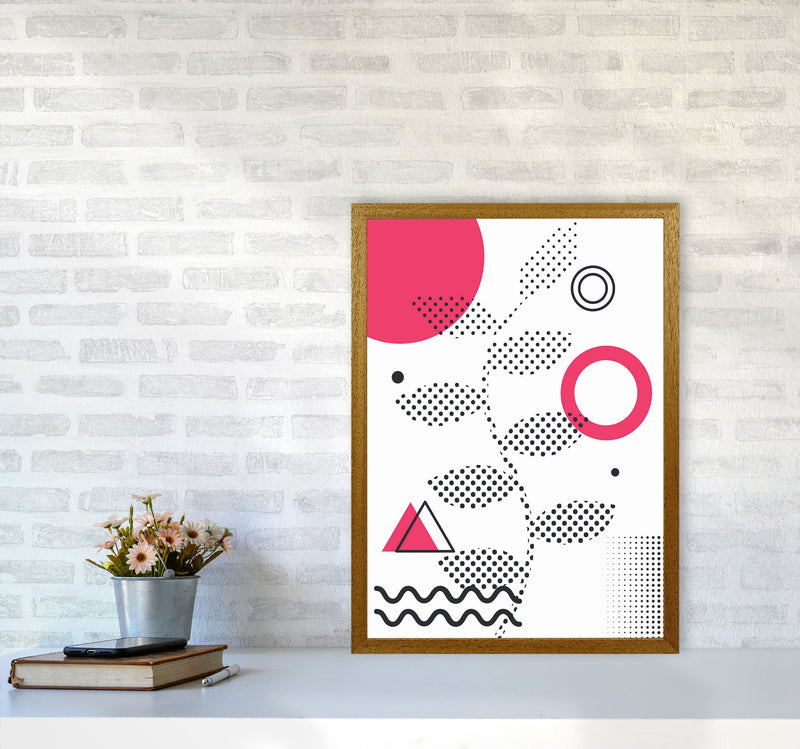 Abstract Halftone Shapes 1 Art Print by Jason Stanley A2 Print Only