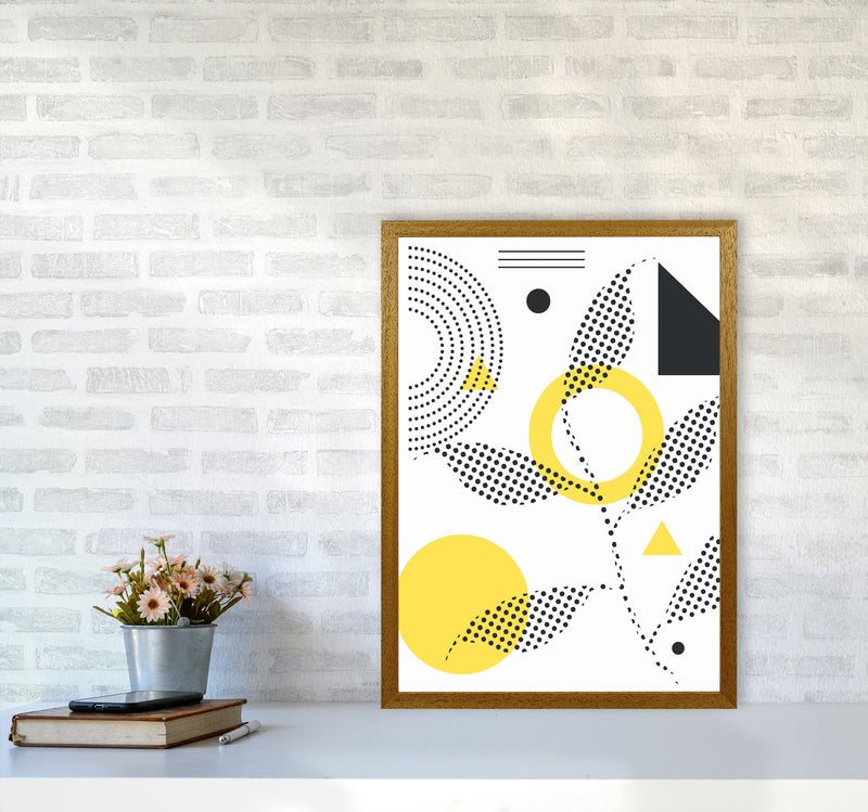 Abstract Halftone Shapes 2 Art Print by Jason Stanley A2 Print Only