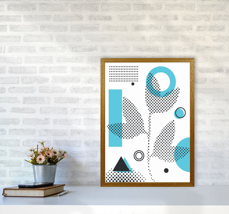 Abstract Halftone Shapes 3 Art Print by Jason Stanley A2 Print Only