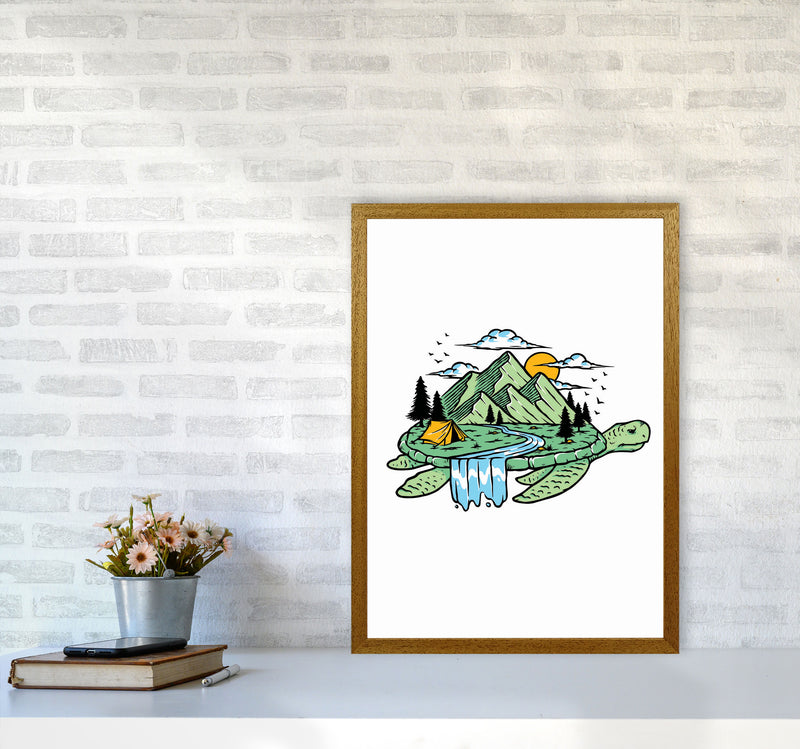 Turtles All The Way Down Art Print by Jason Stanley A2 Print Only