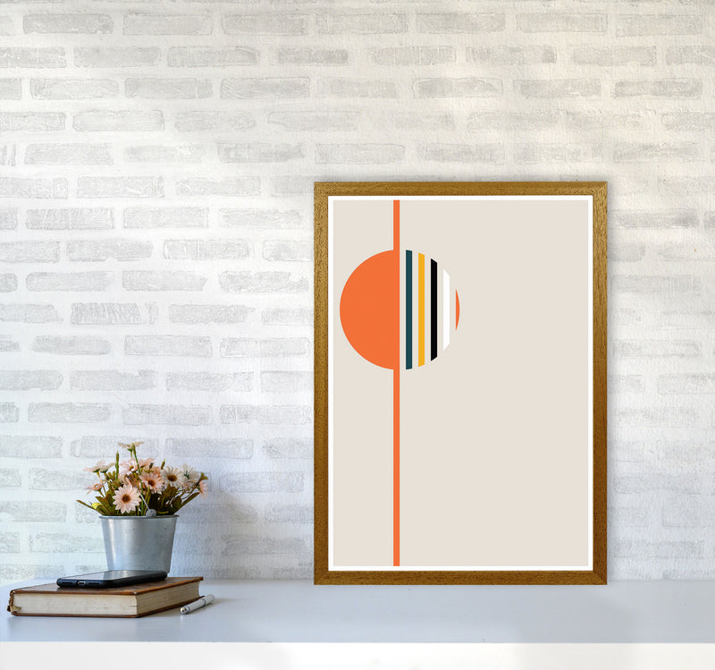 Retro Geometric Circle 4 Art Print by Jason Stanley A2 Print Only