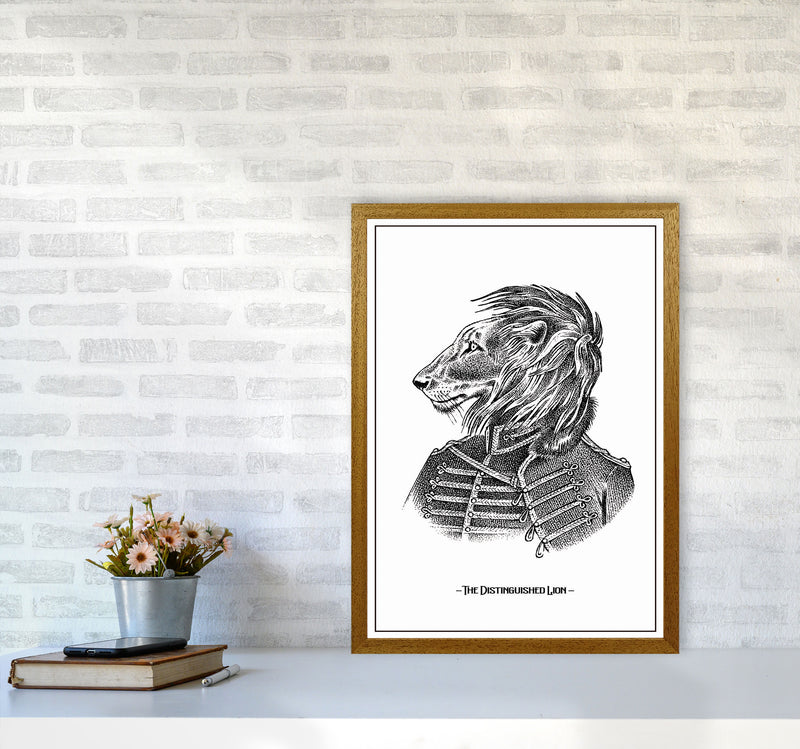 The Distinguished Lion Art Print by Jason Stanley A2 Print Only