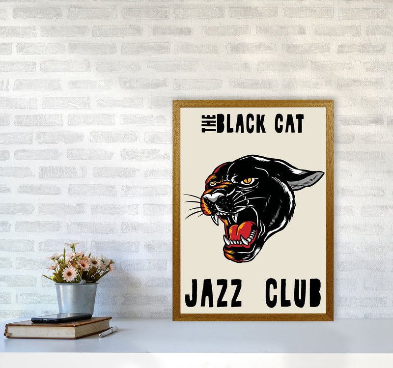 The Black Cat Jazz Club Art Print by Jason Stanley A2 Print Only
