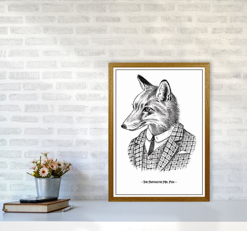 The Fantastic Mr. Fox Art Print by Jason Stanley A2 Print Only