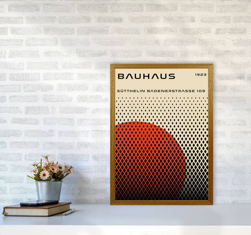 Bauhaus Geometric Red Art Print by Jason Stanley A2 Print Only