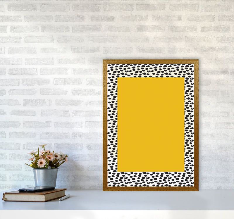 Minimal Yellow Poster Art Print by Jason Stanley A2 Print Only