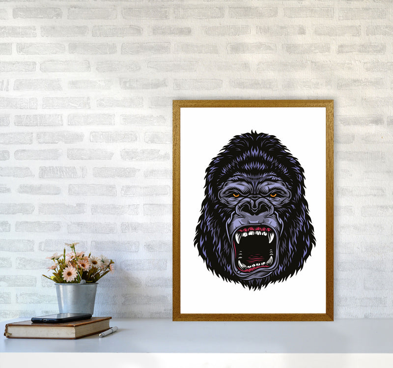 Gorilla Illustration Art Print by Jason Stanley A2 Print Only