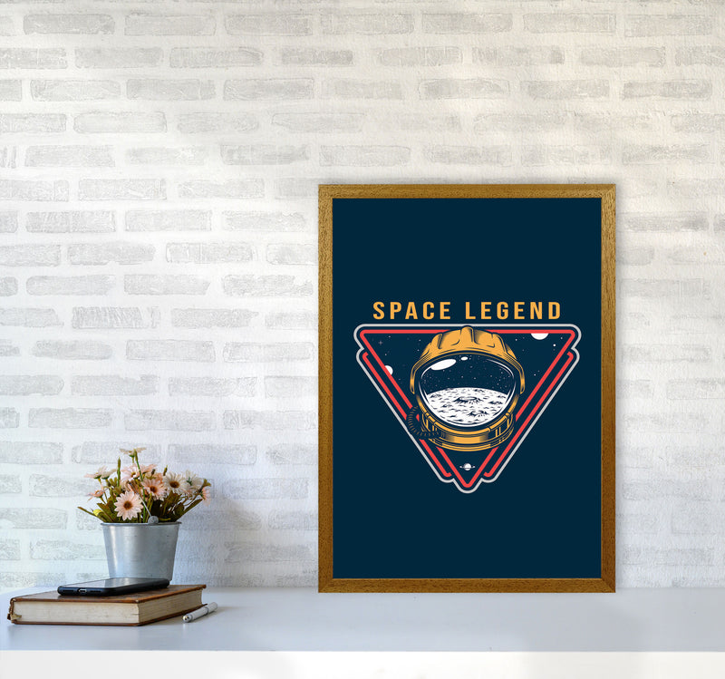 Space Legend Blue Art Print by Jason Stanley A2 Print Only