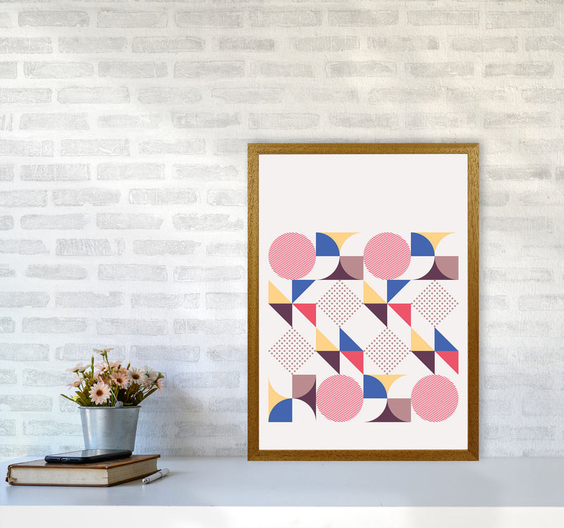 Retro Geometric 1 Art Print by Jason Stanley A2 Print Only