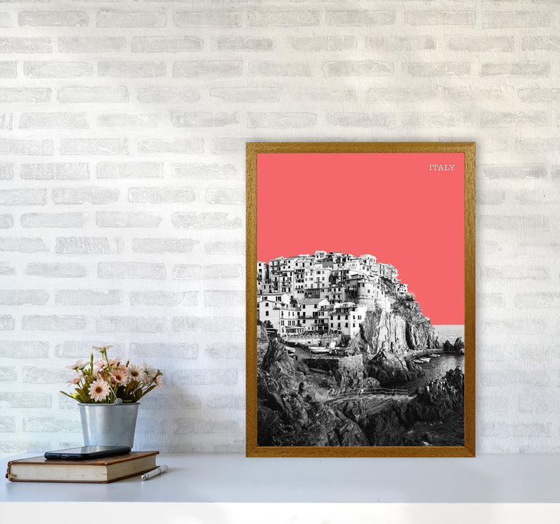Halftone Italy Red Art Print by Jason Stanley A2 Print Only