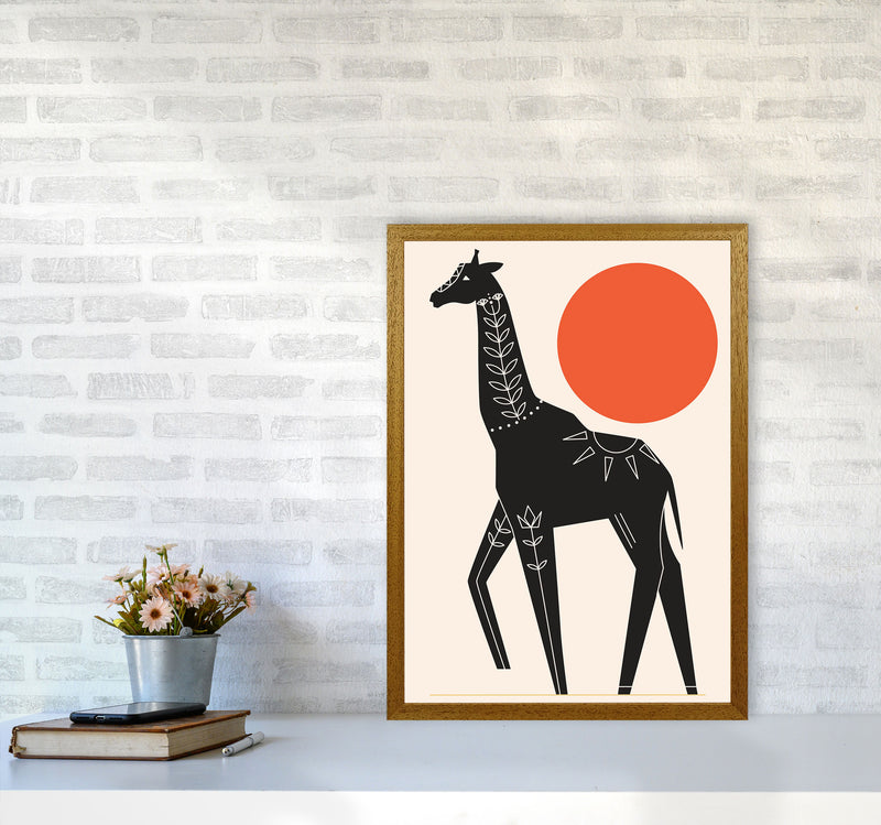 Giraffe In The Sun Art Print by Jason Stanley A2 Print Only