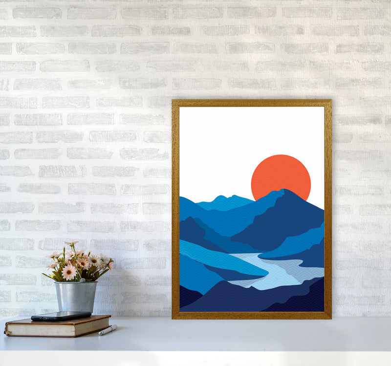 Japanese Mountain Art Print by Jason Stanley A2 Print Only
