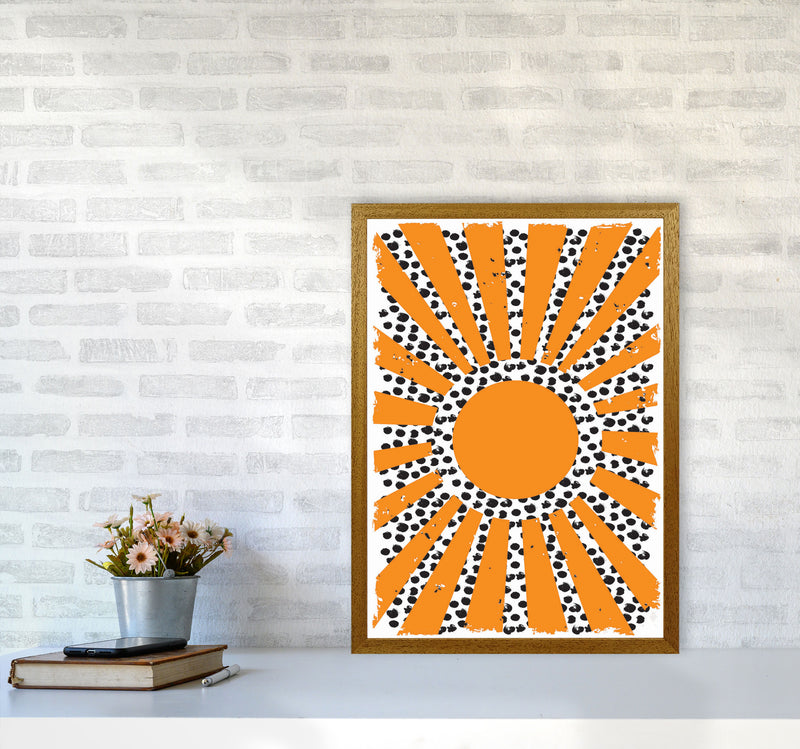 70's Inspired Sun Art Print by Jason Stanley A2 Print Only