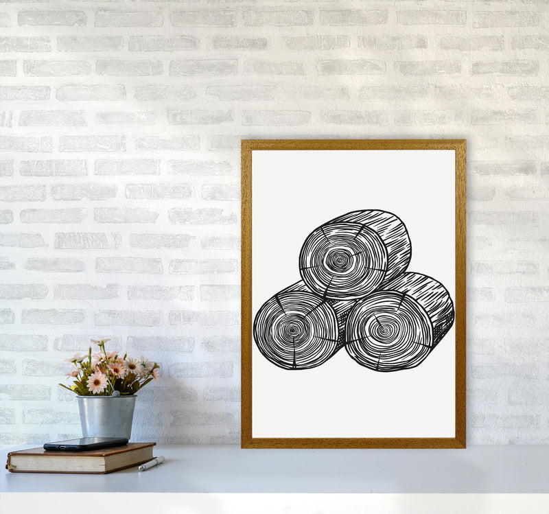 Stack O' Firewood Art Print by Jason Stanley A2 Print Only