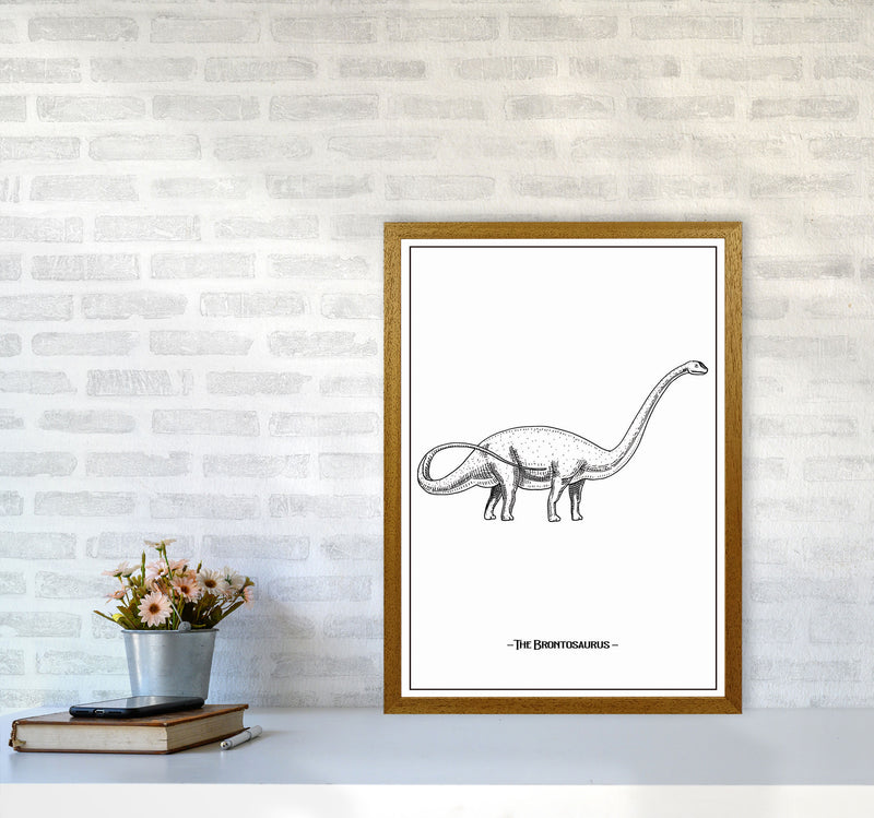The Brontosaurus Art Print by Jason Stanley A2 Print Only