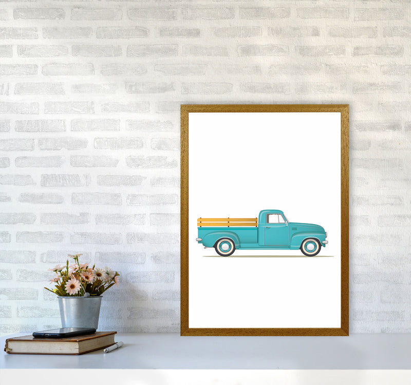 Old Trusty Pickup Art Print by Jason Stanley A2 Print Only