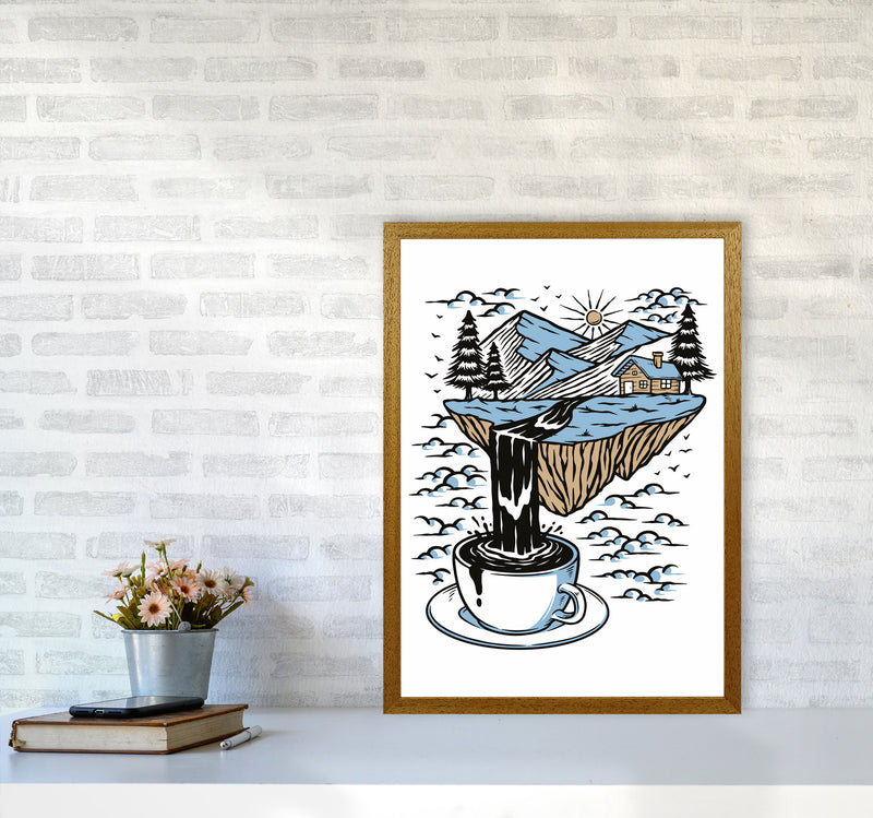 The River Flows Art Print by Jason Stanley A2 Print Only