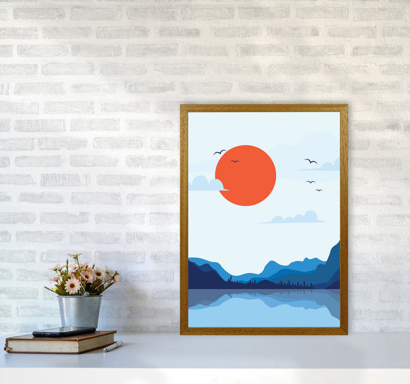 Japanese Sunset Art Print by Jason Stanley A2 Print Only