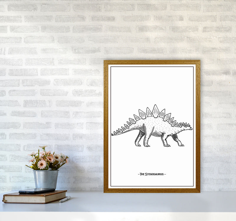 The Stegosaurus Art Print by Jason Stanley A2 Print Only