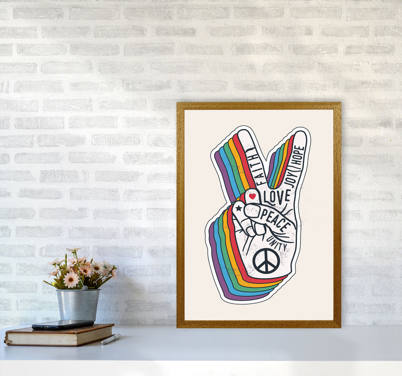 Peace And Love!! Art Print by Jason Stanley A2 Print Only