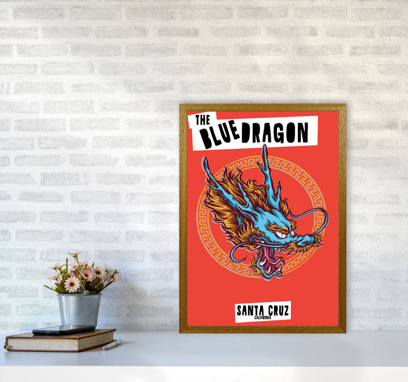 The Blue Dragon Art Print by Jason Stanley A2 Print Only