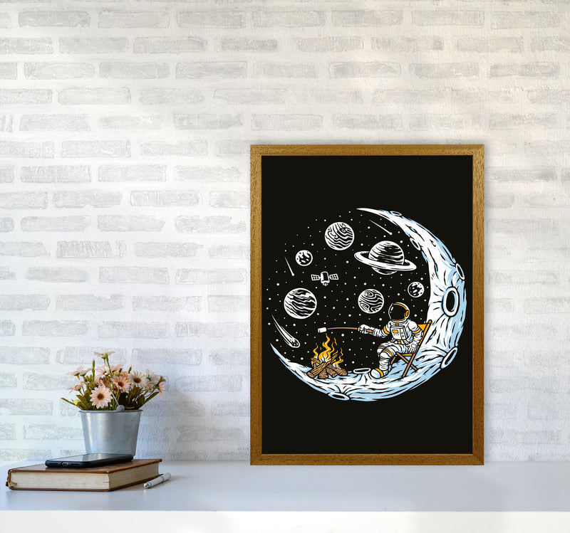 Moon Camp Vibes Art Print by Jason Stanley A2 Print Only