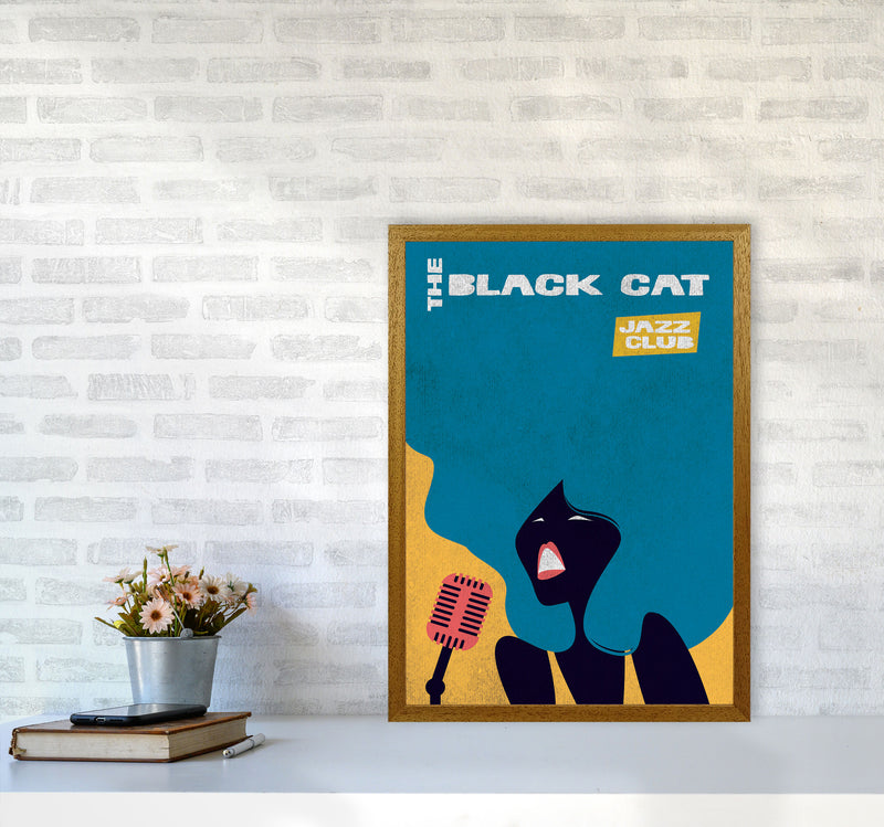 Black Cat Jazz Art Print by Jason Stanley A2 Print Only