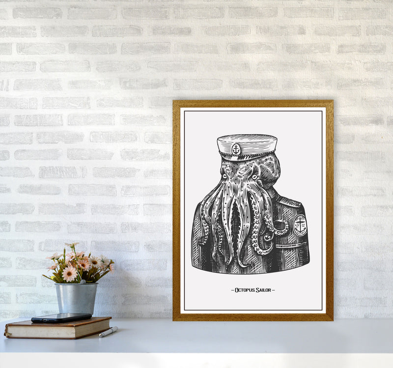 Octopus Sailor Art Print by Jason Stanley A2 Print Only
