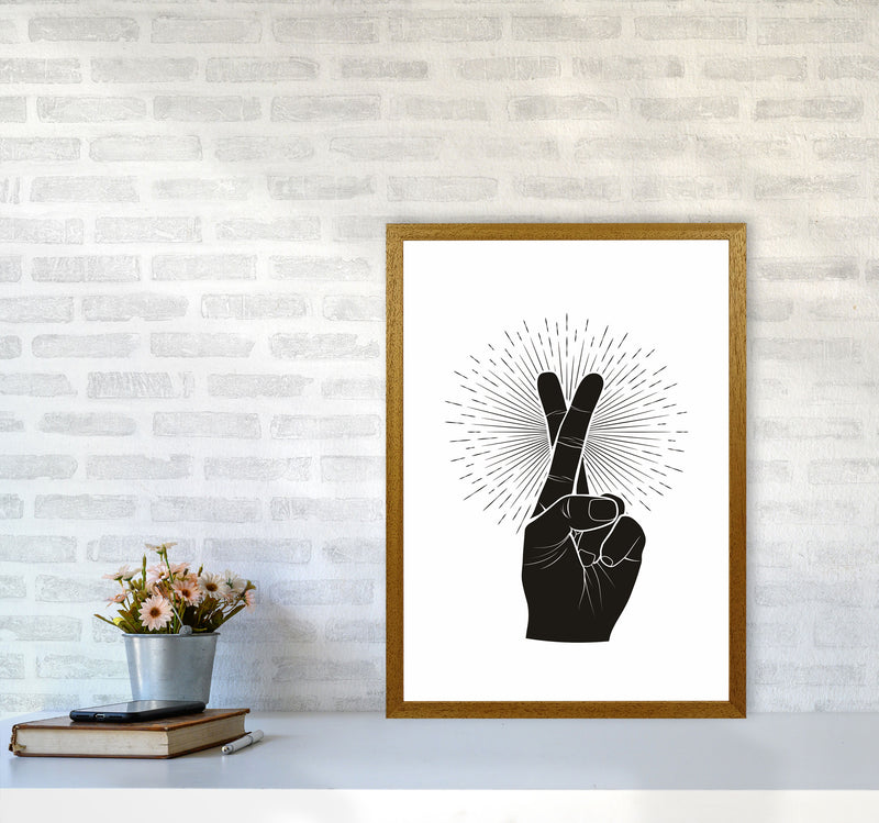 Fingers Crossed Art Print by Jason Stanley A2 Print Only