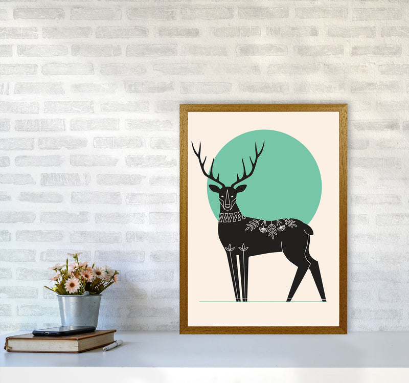 Moonlight Deer Art Print by Jason Stanley A2 Print Only