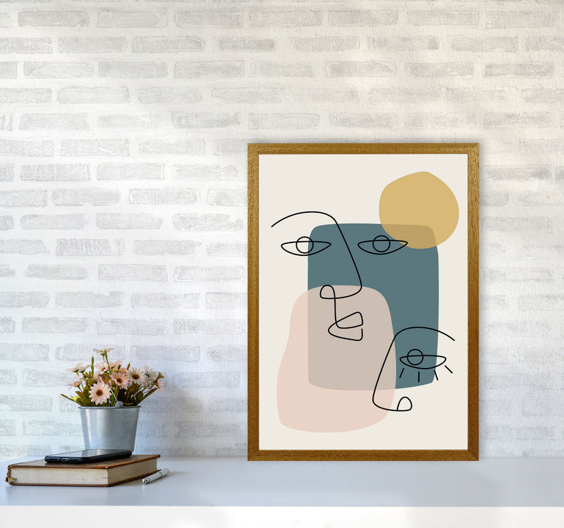 Abstract Faces Art Print by Jason Stanley A2 Print Only