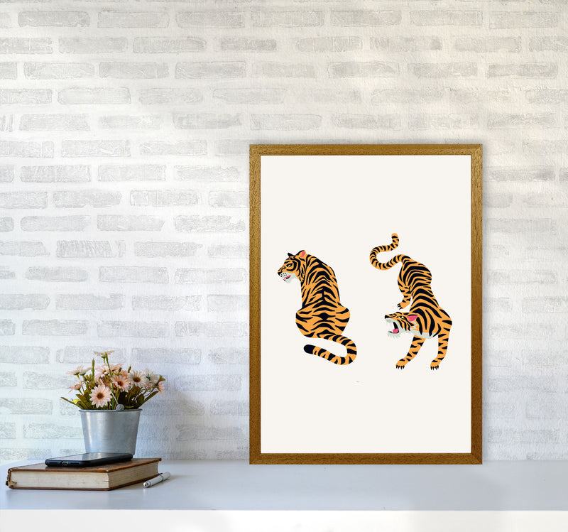 The Two Tigers Art Print by Jason Stanley A2 Print Only