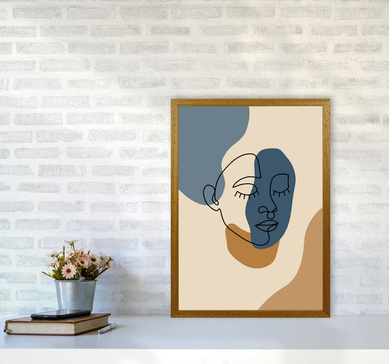 Abstract Face Art Print by Jason Stanley A2 Print Only