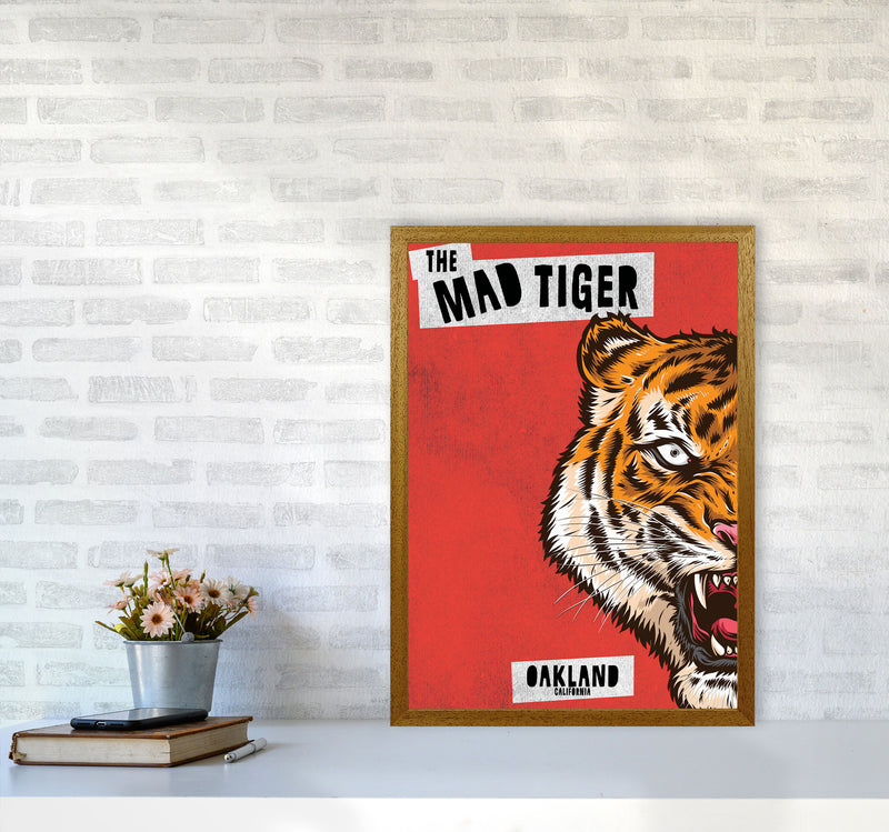 The Mad Tiger Art Print by Jason Stanley A2 Print Only