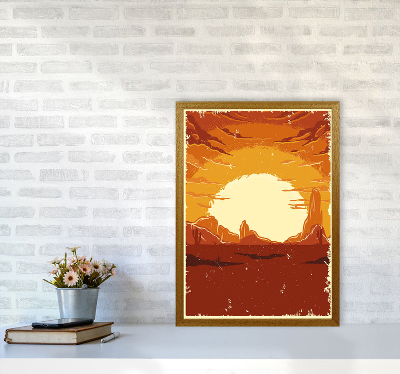Desert Sunset Art Print by Jason Stanley A2 Print Only