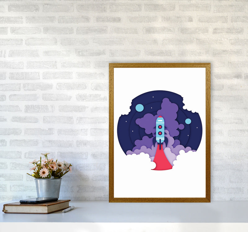 To The Moon Art Print by Jason Stanley A2 Print Only