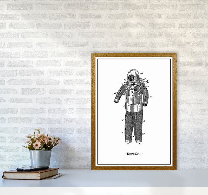 Diving Suit Art Print by Jason Stanley A2 Print Only