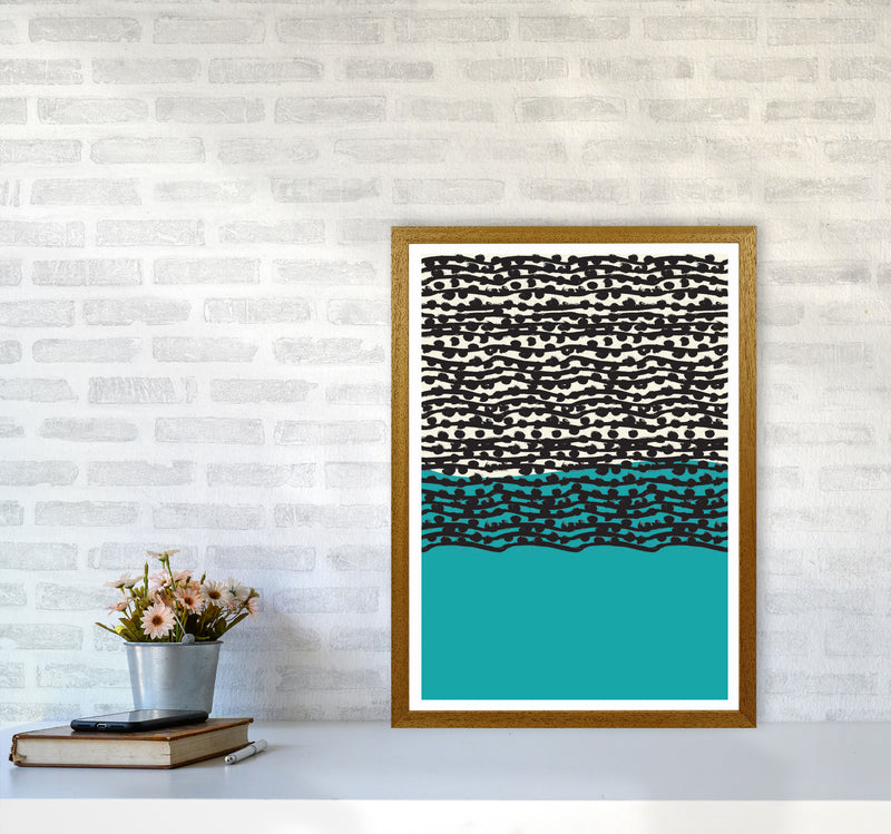 Blue Vibe Art Print by Jason Stanley A2 Print Only