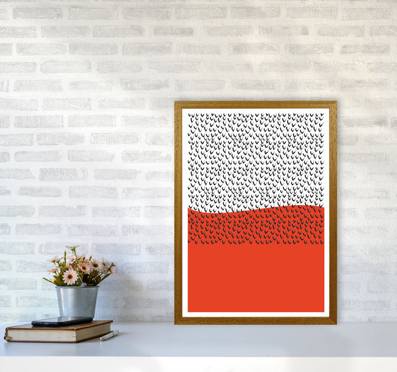 Red Vibe Art Print by Jason Stanley A2 Print Only