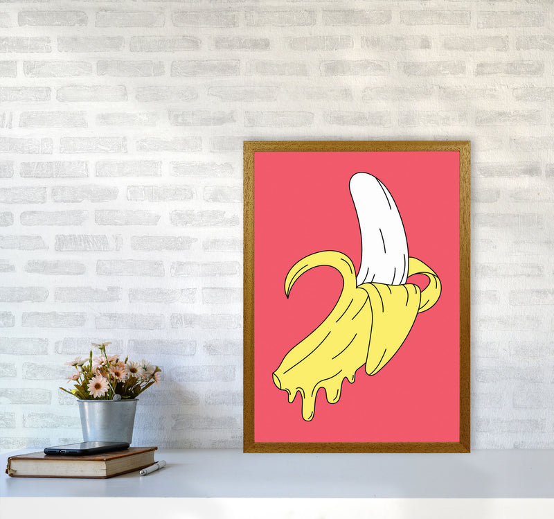 Melting Pink Banana Art Print by Jason Stanley A2 Print Only