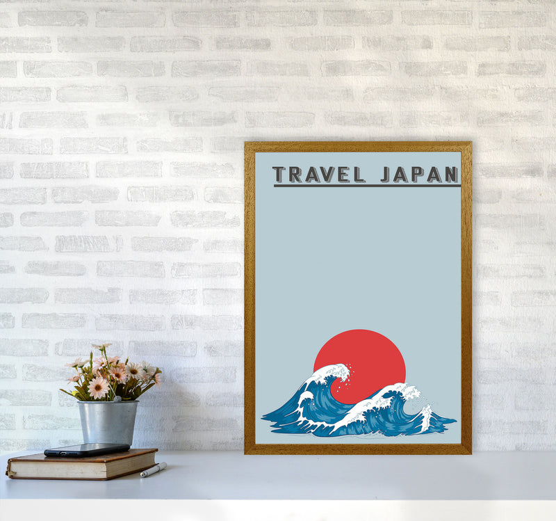 Japanese Waves Art Print by Jason Stanley A2 Print Only